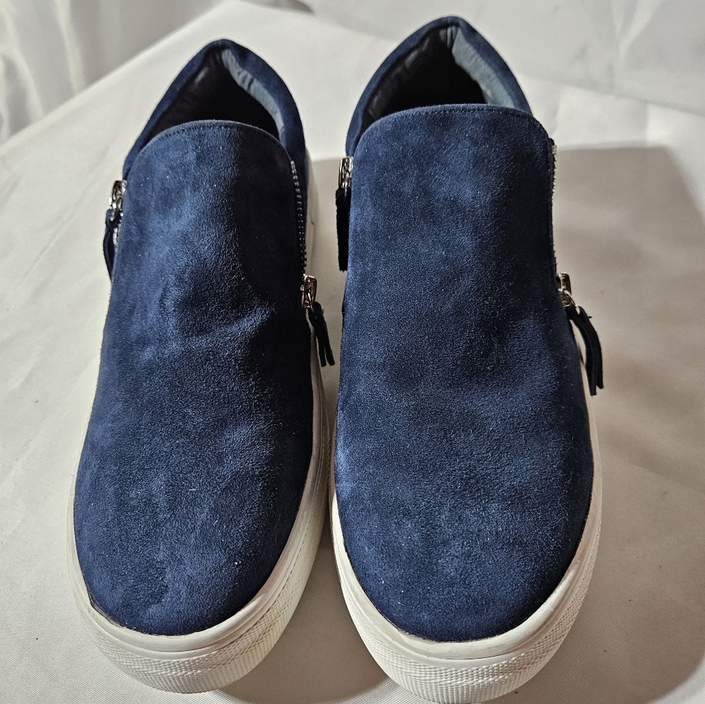 Womens Size 10 steve madden blue Suede slip on - Picture 6 of 6
